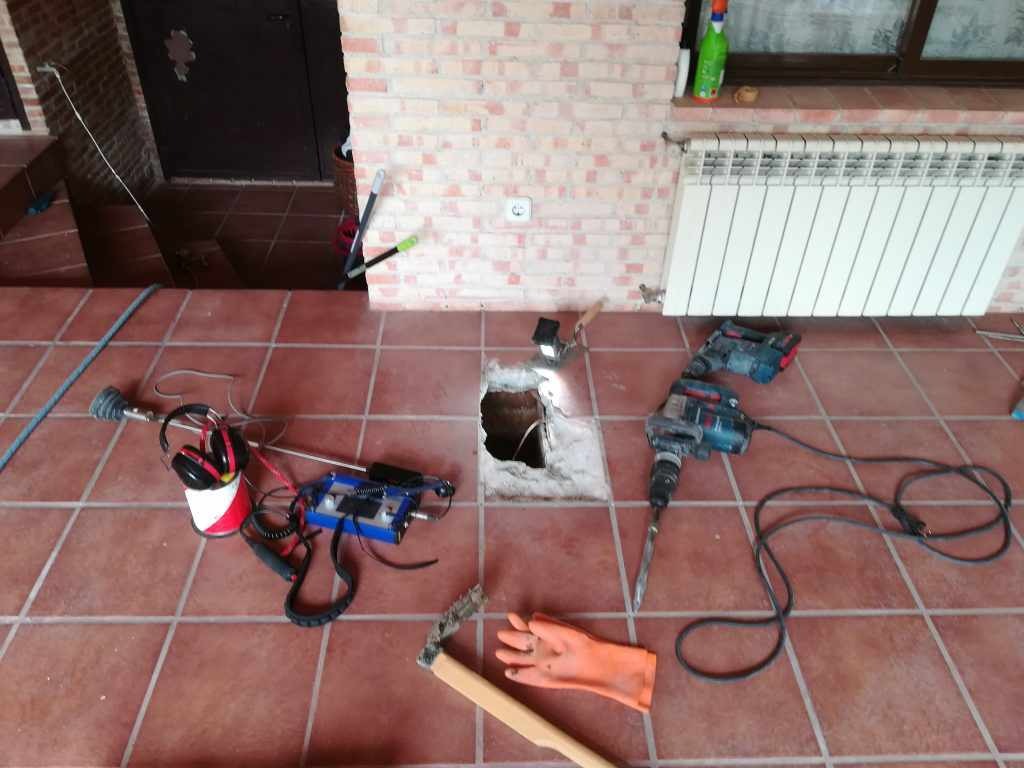 Detección de fugas en pisos
